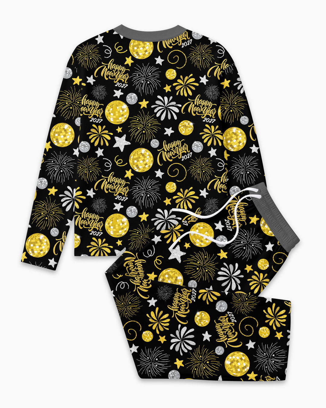 New Year's Eve Celebration Bamboo Men's Pajama Set