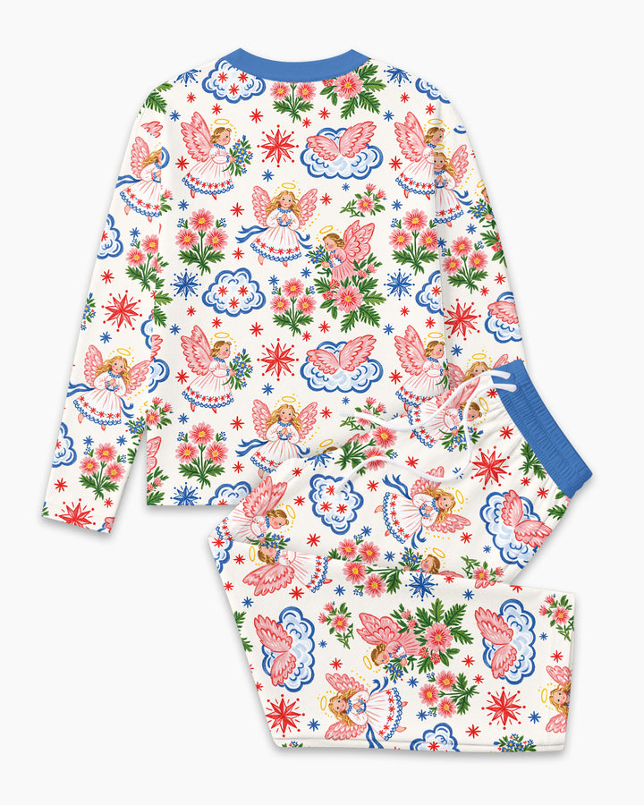 Angel Christmas Bamboo Men's Pajama Set