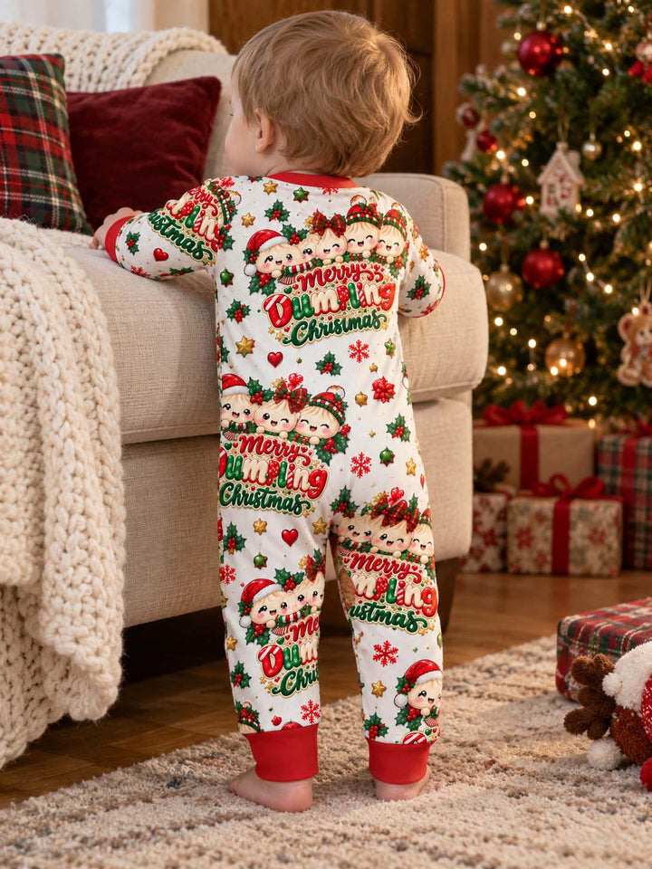 Merry Dumpling Christmas Bamboo Convertible Zippy