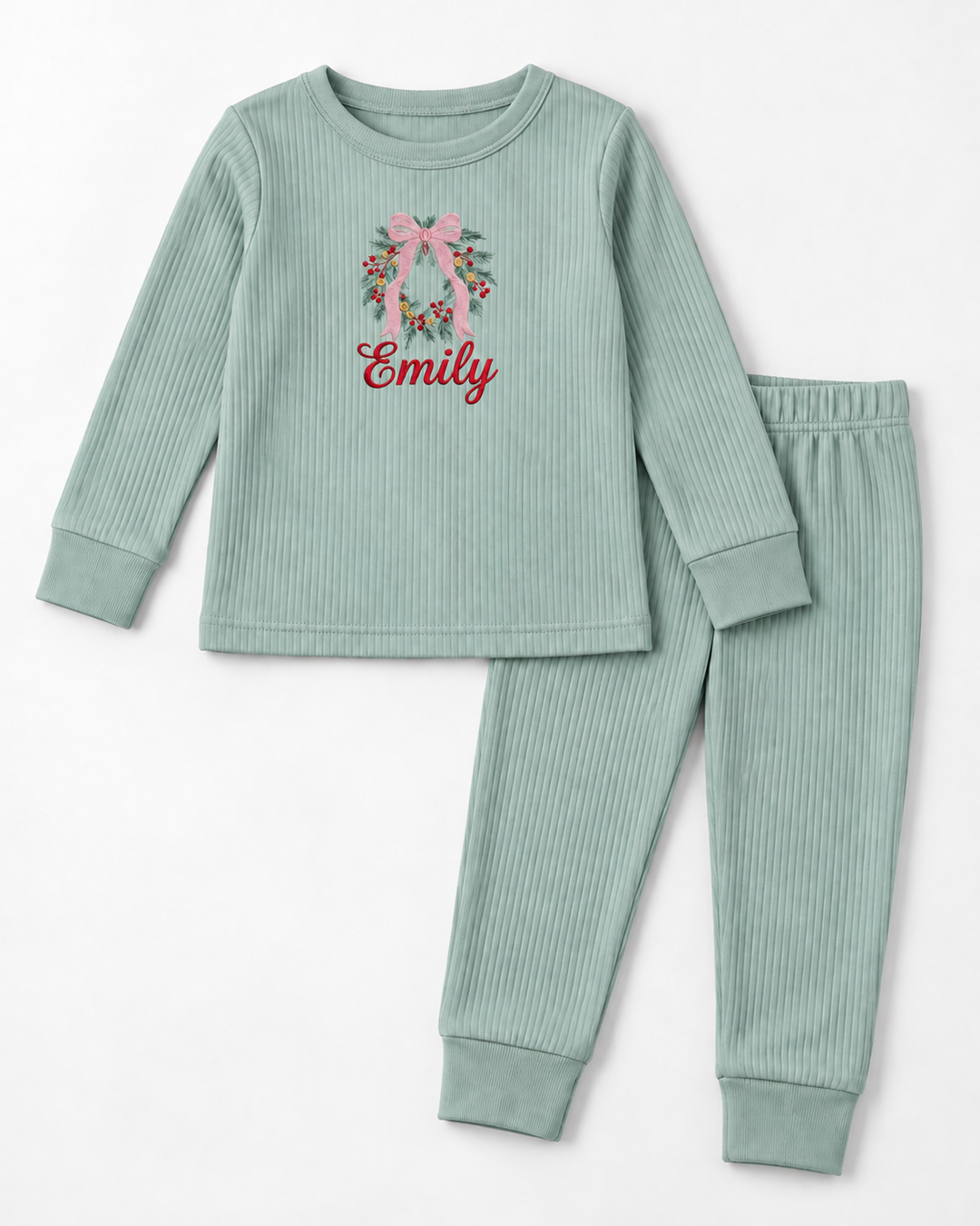 Template Bamboo Two Piece Long Sleeve Pyjamas Set
