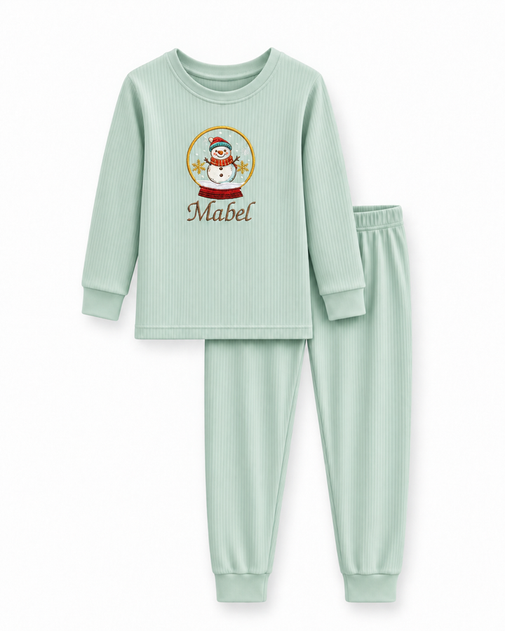 Template Bamboo Two Piece Long Sleeve Pyjamas Set