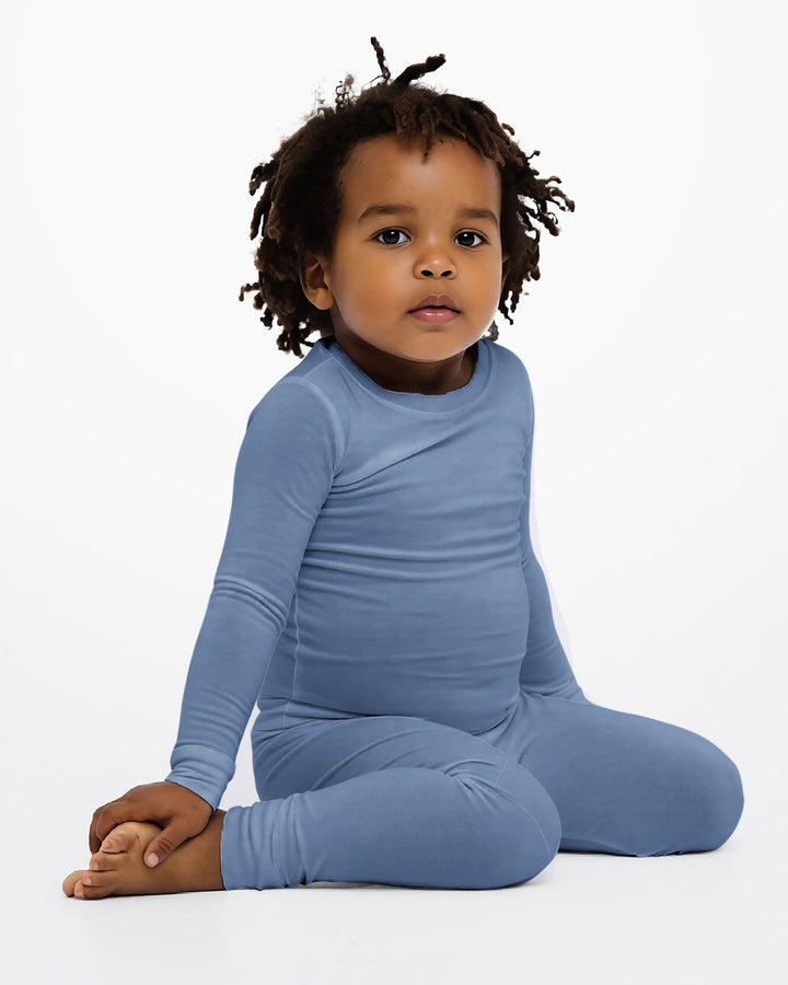 Slate Bamboo Two Piece Pajama Set