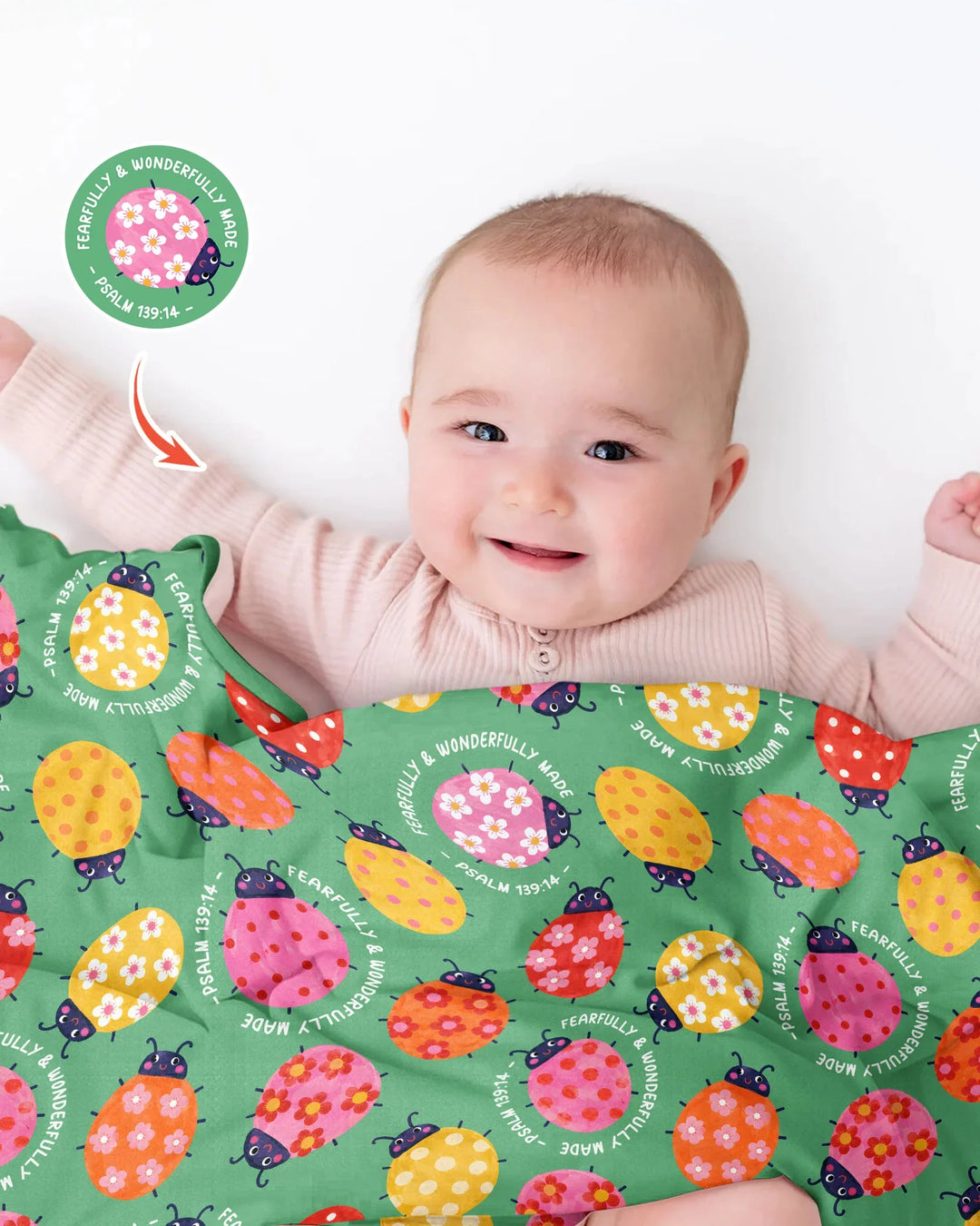 Fearfully & Wonderfully Made Bamboo Blanket