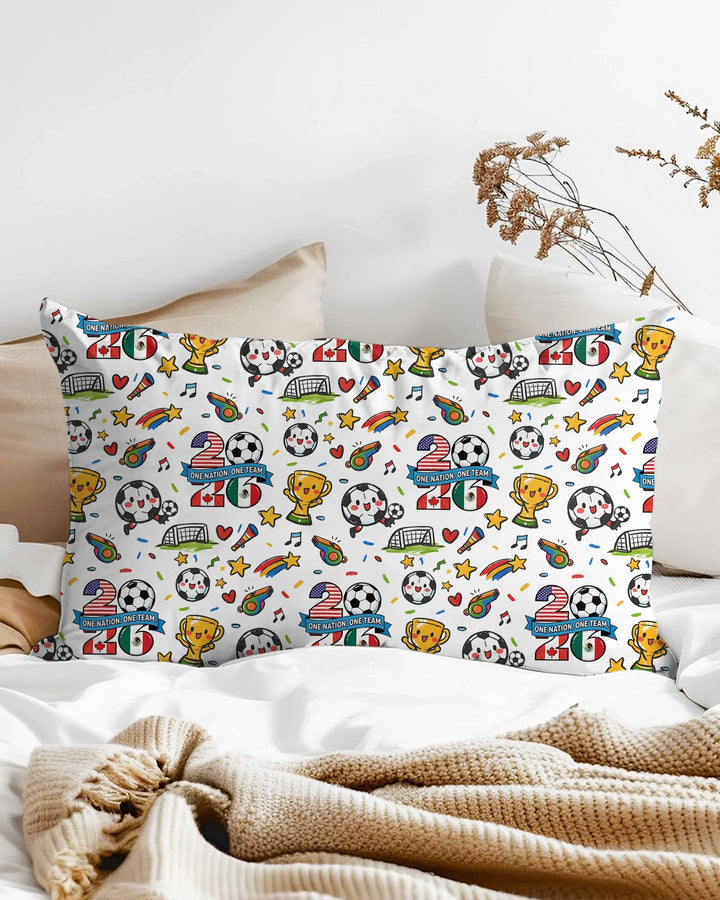 Soccer Fever 2026 Family Matching Bamboo Pillow Case