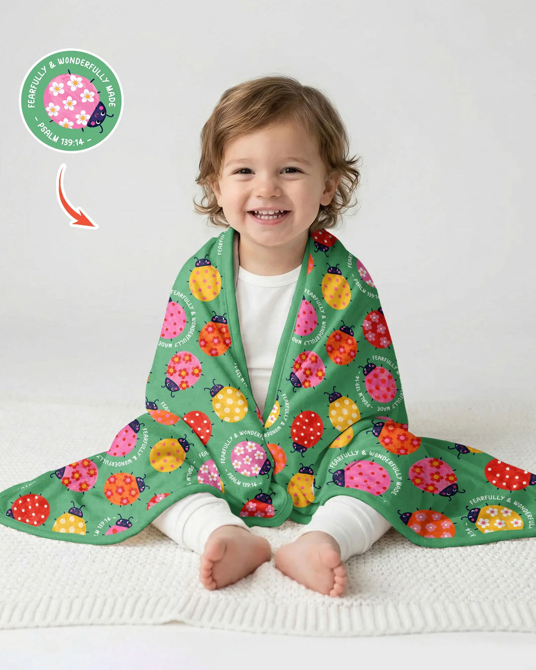 Fearfully & Wonderfully Made Bamboo Blanket