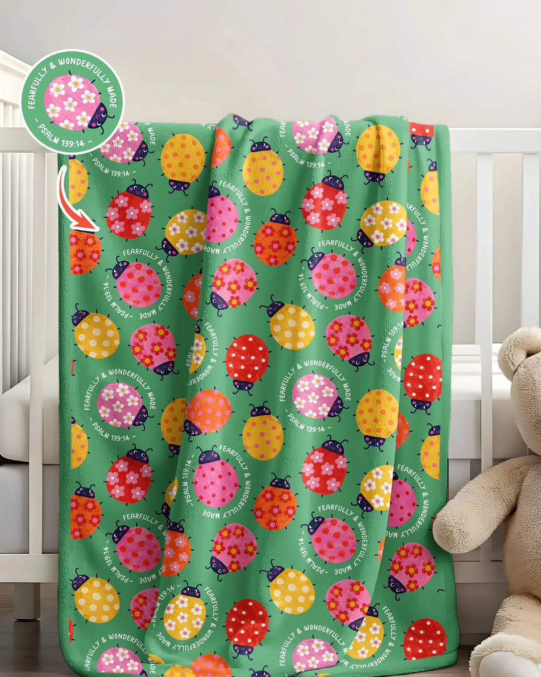 Fearfully & Wonderfully Made Bamboo Blanket