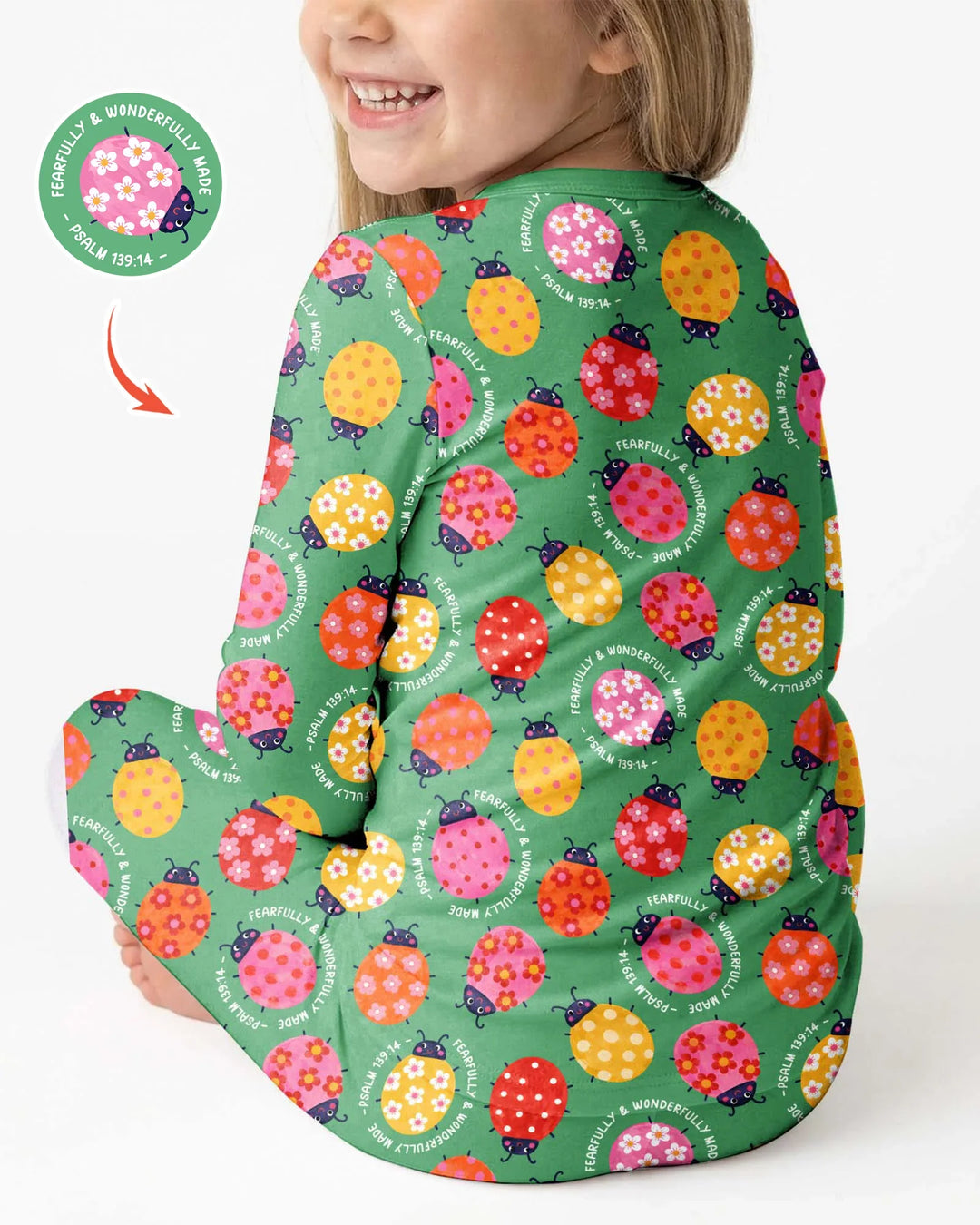 Template Bamboo Two Piece Long Sleeve Pyjamas Set