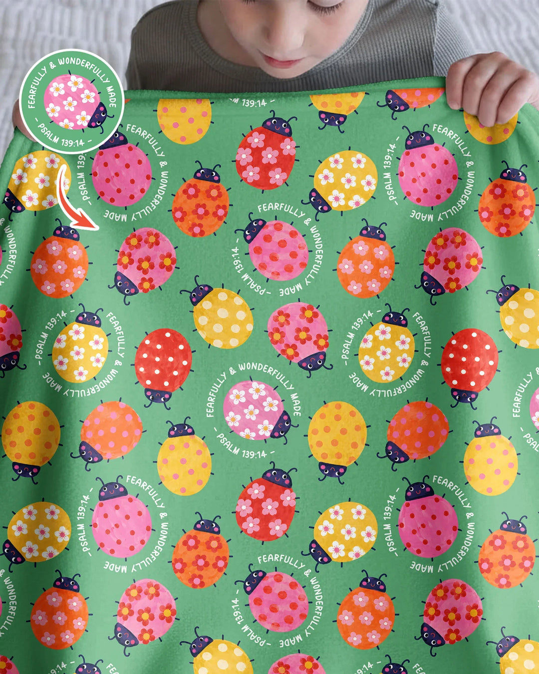 Fearfully & Wonderfully Made Bamboo Blanket