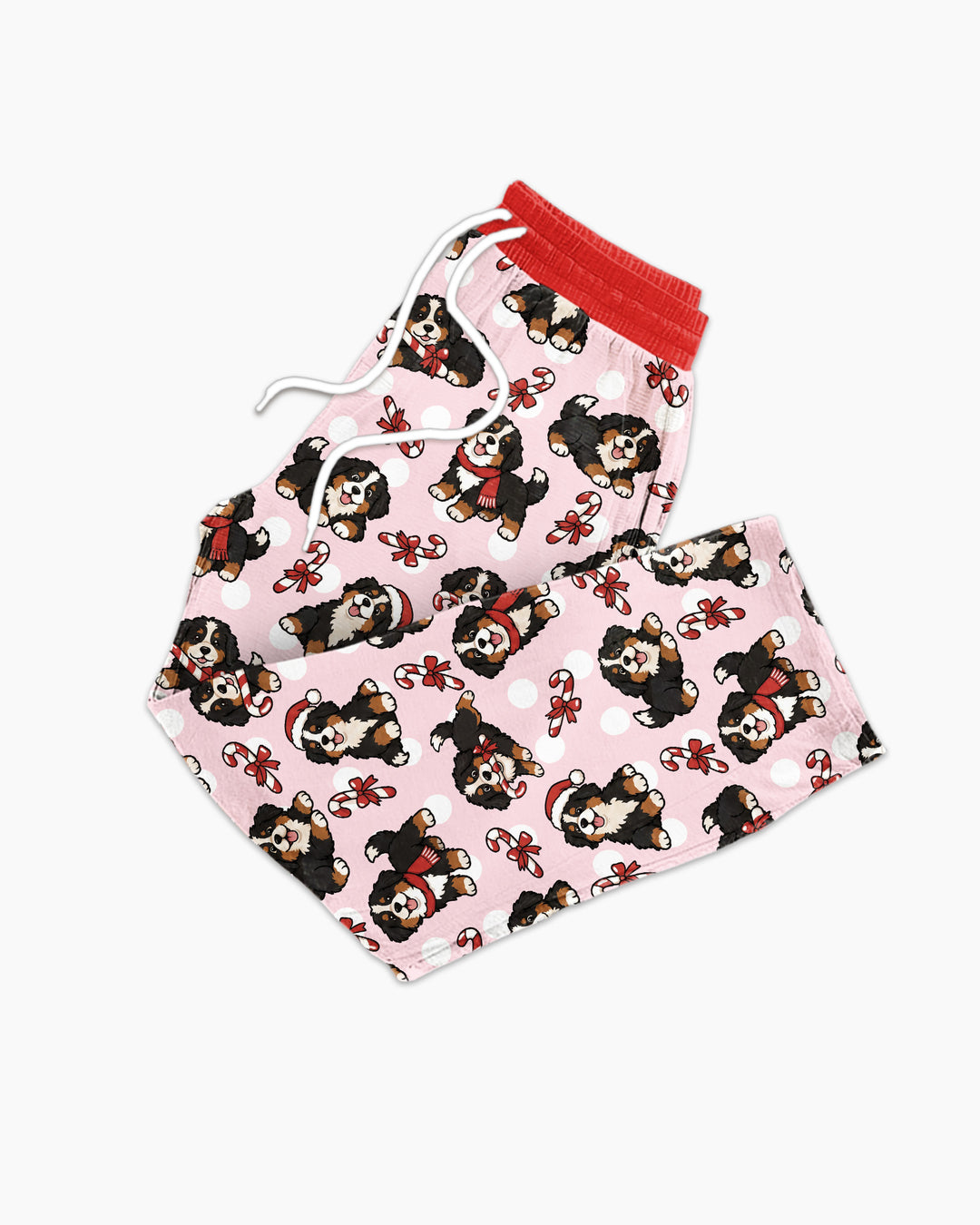 Holiday Bernese Mountain Christmas Dog Bamboo Men's Pajama Set