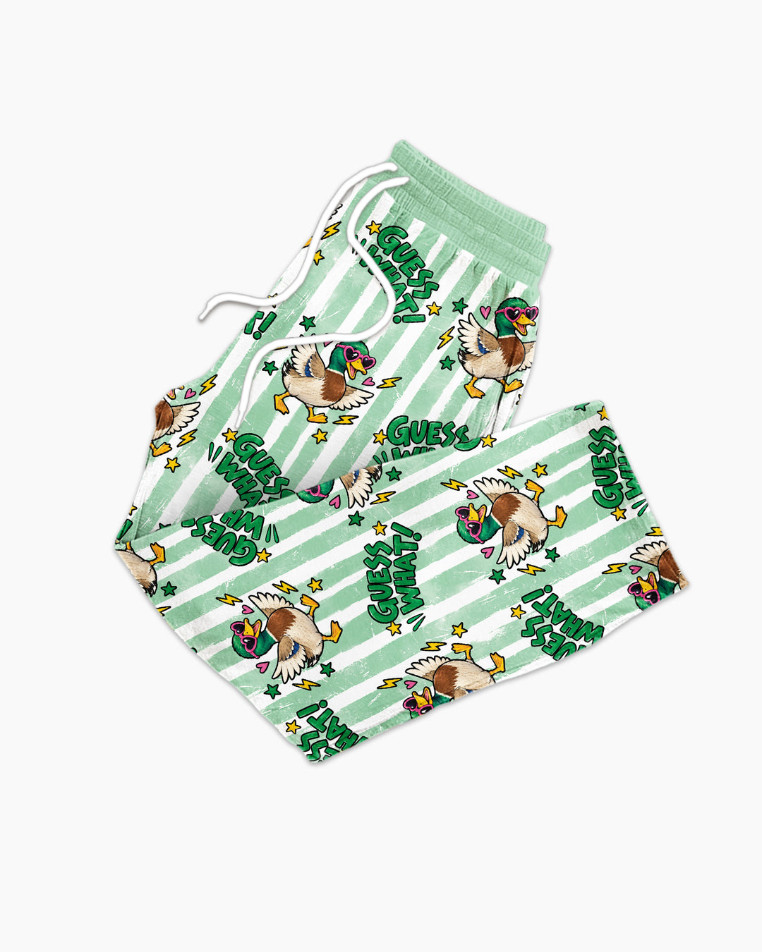 Guess What Mallard Butt Bamboo Men's Pajama Set