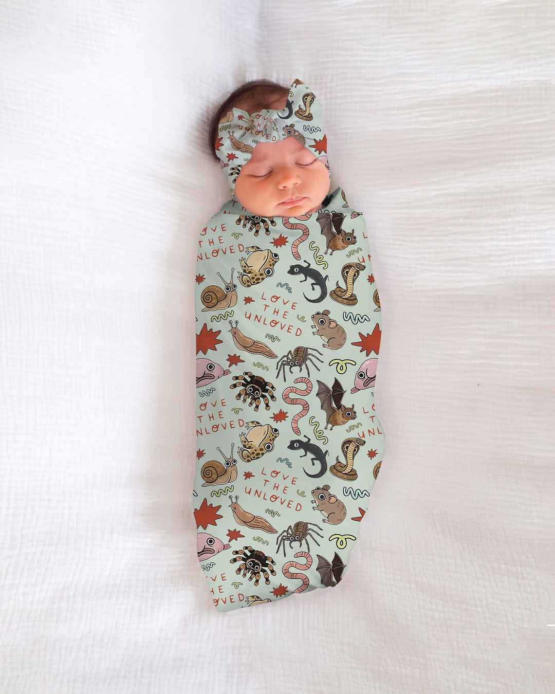 Love the Unloved swaddle blanket