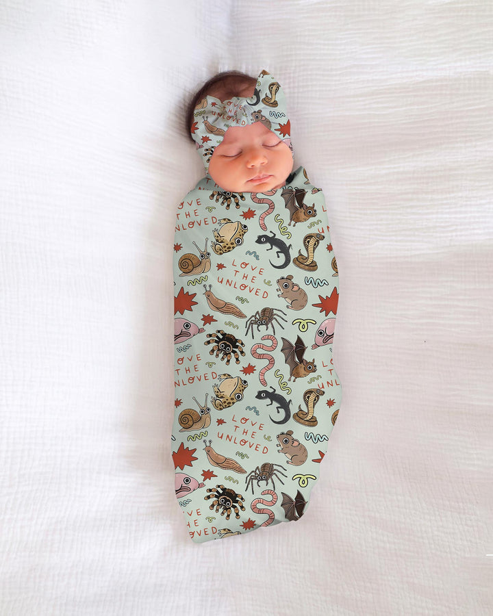 Love the Unloved swaddle blanket