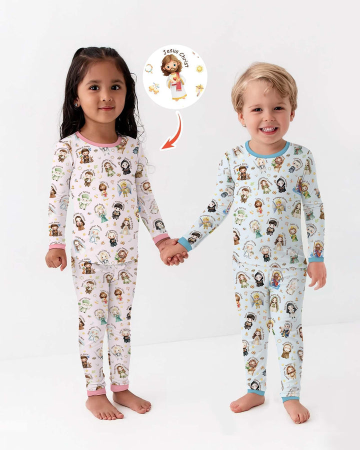 Little Saints Bamboo Two Piece Long Sleeve Pajama Set