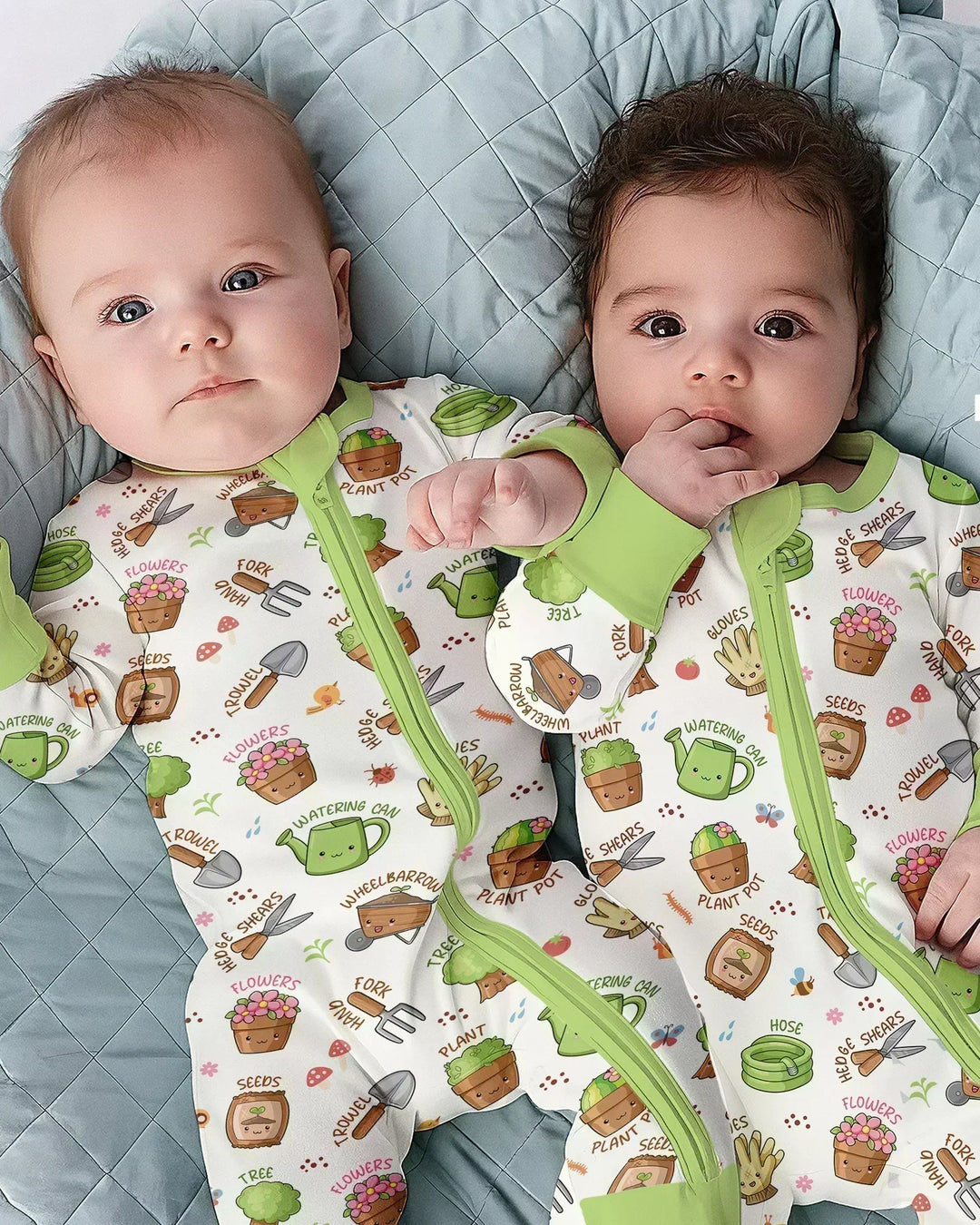 Kawaii Garden Crew Bamboo Convertible Zippy