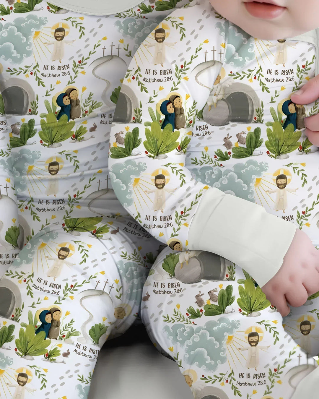 He Is Risen Bamboo Convertible Zippy