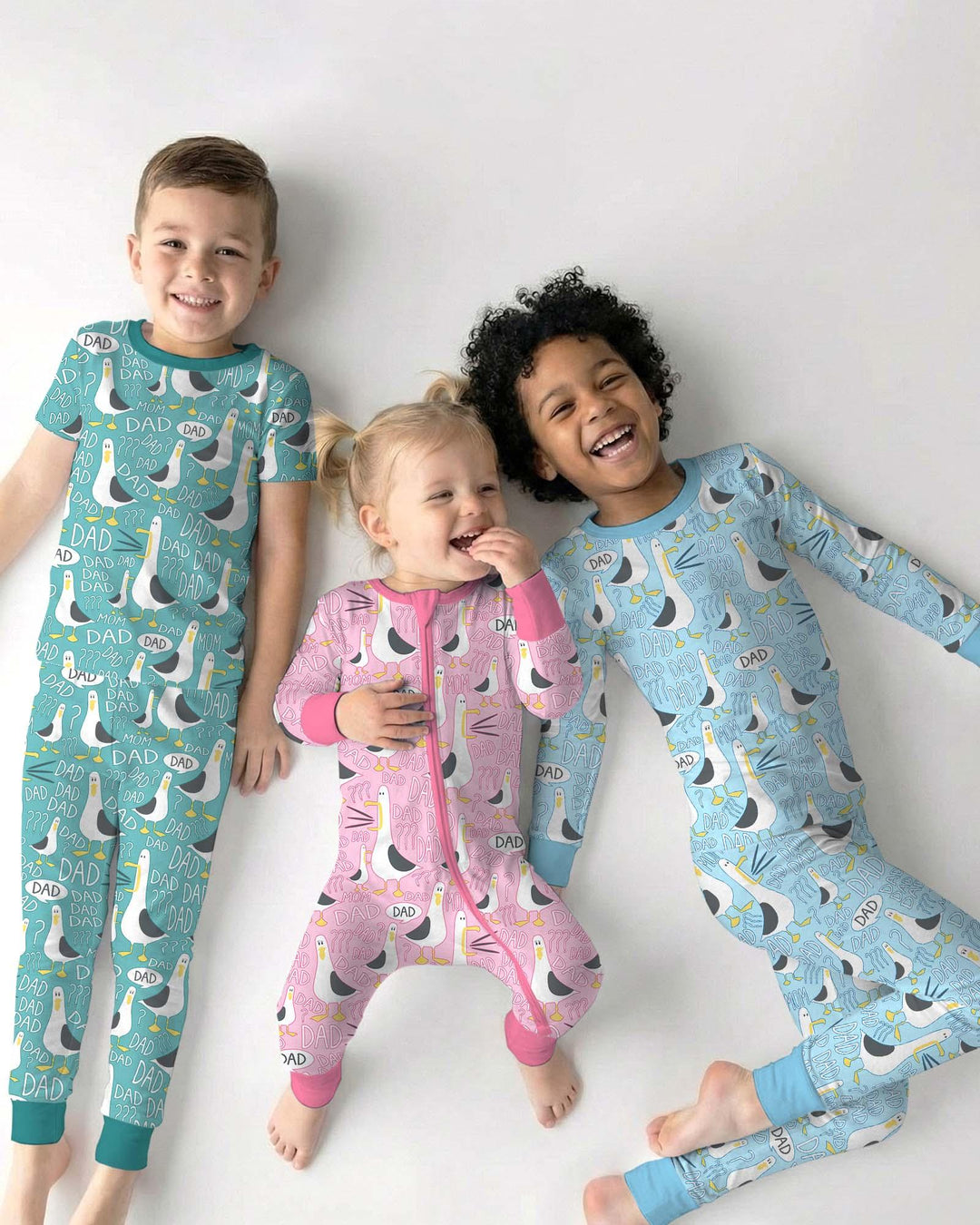 Funny Seagull DAD Bamboo Convertible Zippy