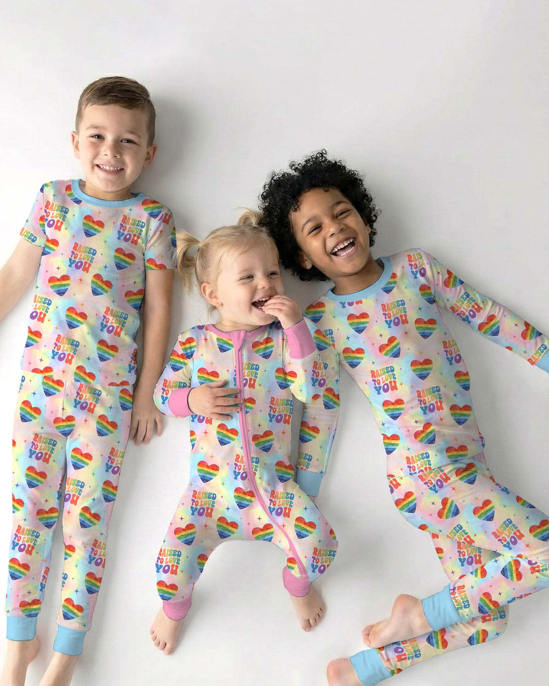 Raised To Love You Bamboo Two Piece Long Sleeve Pajama Set