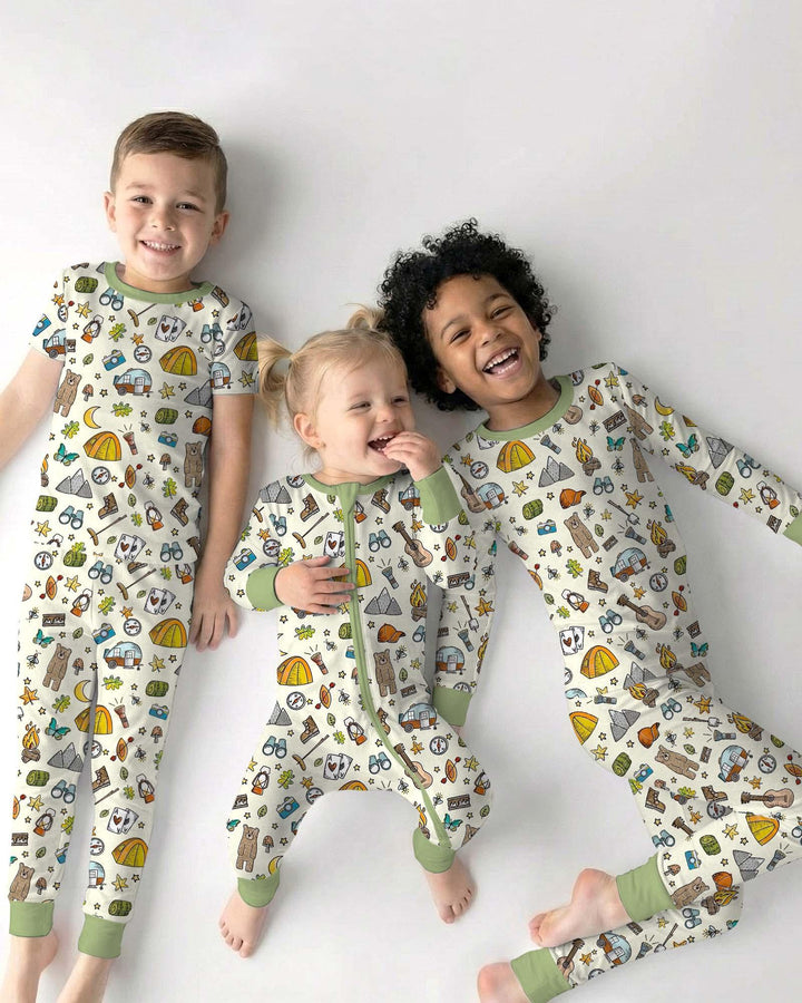 Love Camping Matching Family Bamboo Convertible Zippy