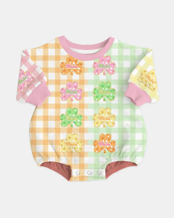 Lucky Shamrock Bamboo Bubble Romper