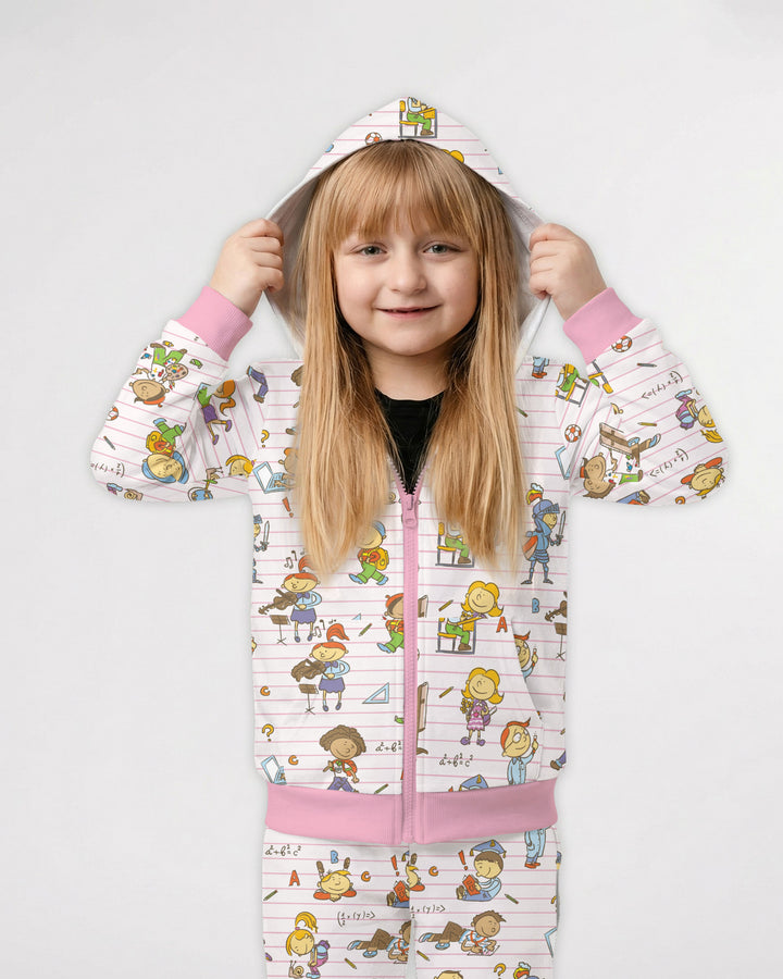 School Days Adventure Bamboo Zip Hoodie