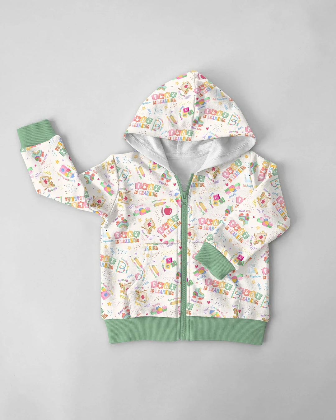 Play and Learn Bamboo Zip Hoodie