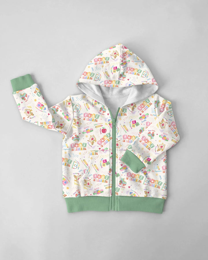 Play and Learn Bamboo Zip Hoodie