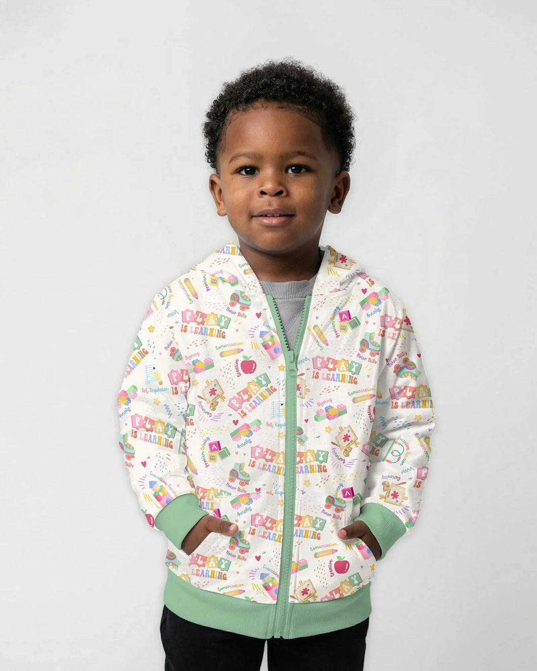 Play and Learn Bamboo Zip Hoodie