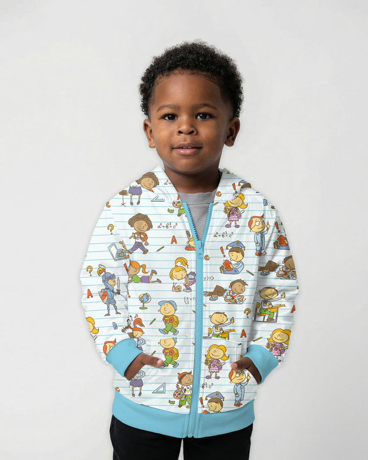 School Days Adventure Bamboo Zip Hoodie