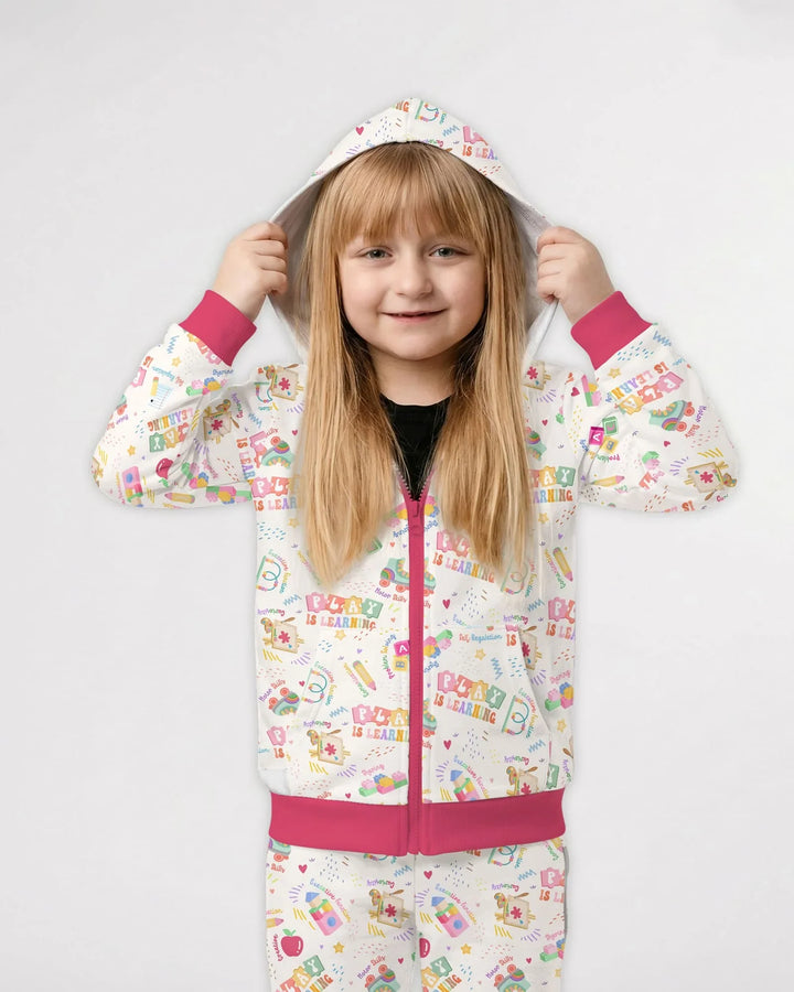 Play and Learn Bamboo Zip Hoodie