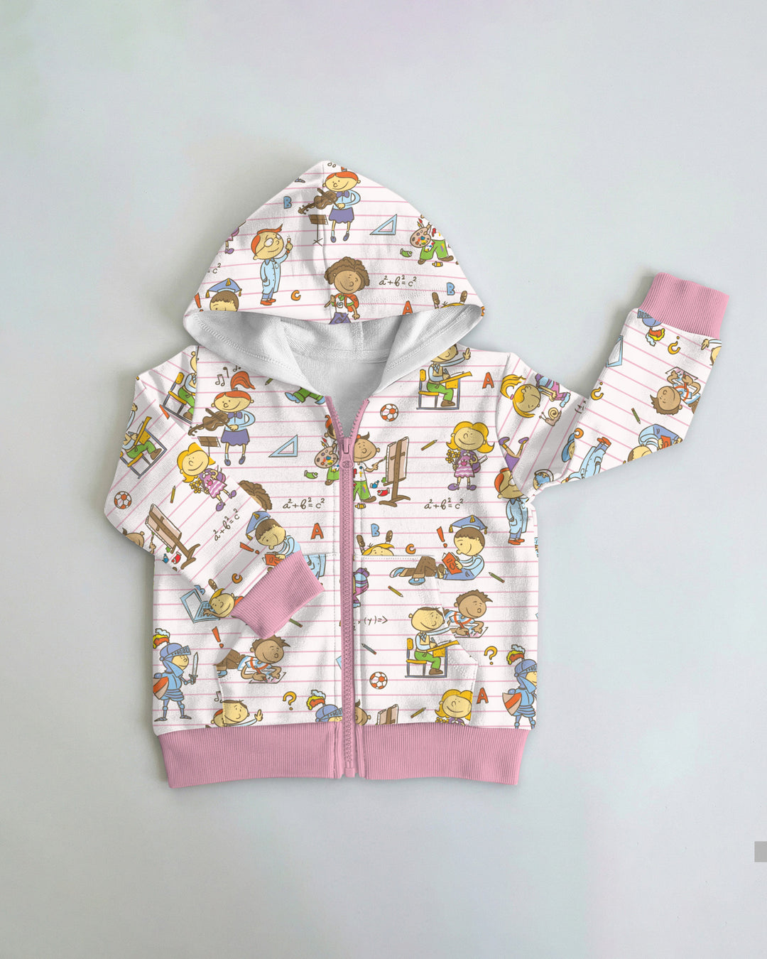 School Days Adventure Bamboo Zip Hoodie