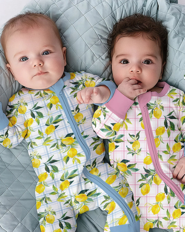 Mediterranean Lemons Family Matching Bamboo Convertible Zippy