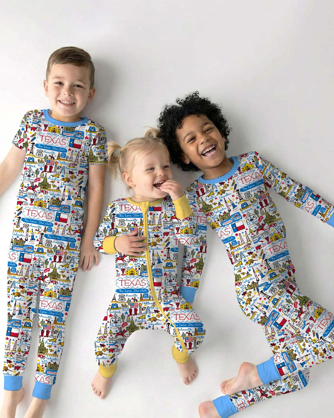 Lone Star State Bamboo Two Piece Long Sleeve Pajama Set