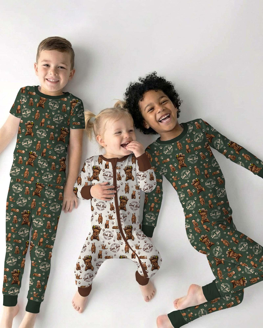 Daddy Bear It's Not A Dad Bod Bamboo Two Piece Long Sleeve Pajama Set