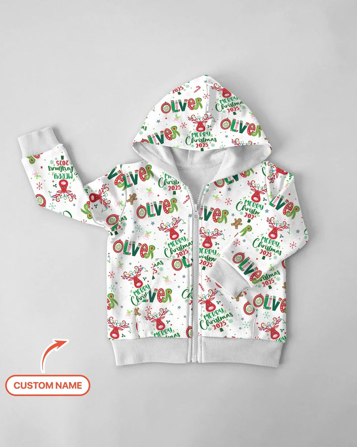 Custom Name "Whimsical Little Things" Bamboo Zip Hoodie