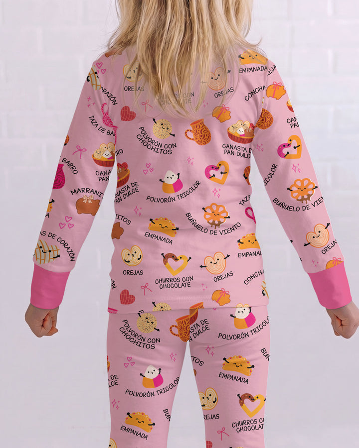 Pan Dulce Bamboo Two Piece Long Sleeve Pajama Set