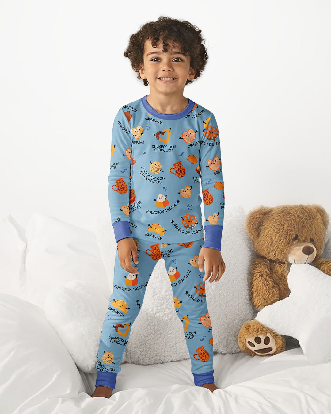 Pan Dulce Bamboo Two Piece Long Sleeve Pajama Set