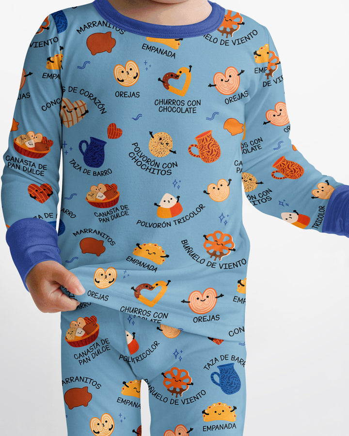 Pan Dulce Bamboo Two Piece Long Sleeve Pajama Set