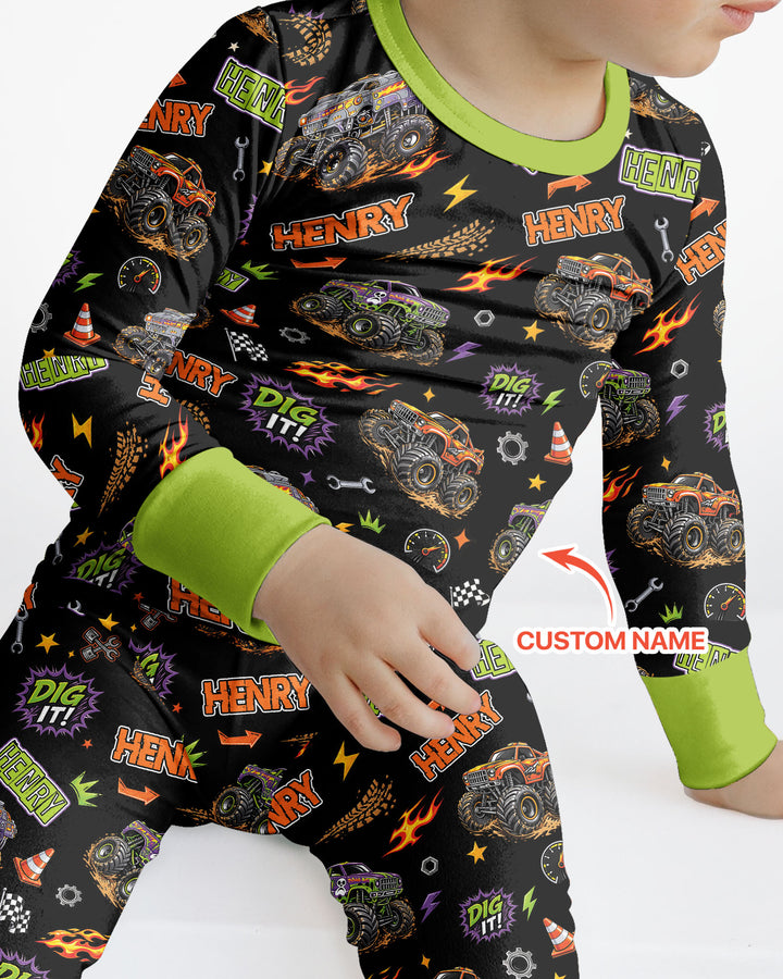 Dig It Bamboo Two Piece Long Sleeve Pajama Set