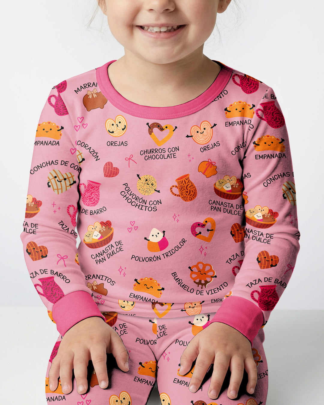 Pan Dulce Bamboo Two Piece Long Sleeve Pajama Set