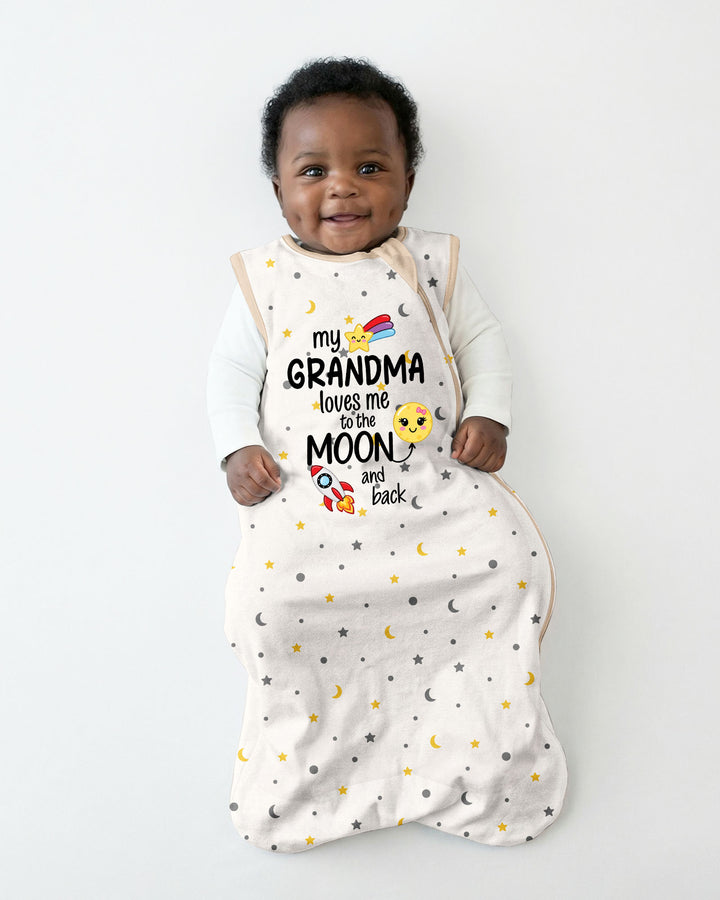 My Grandma Loves Me To The Moon And Back Bamboo Sleep Bag