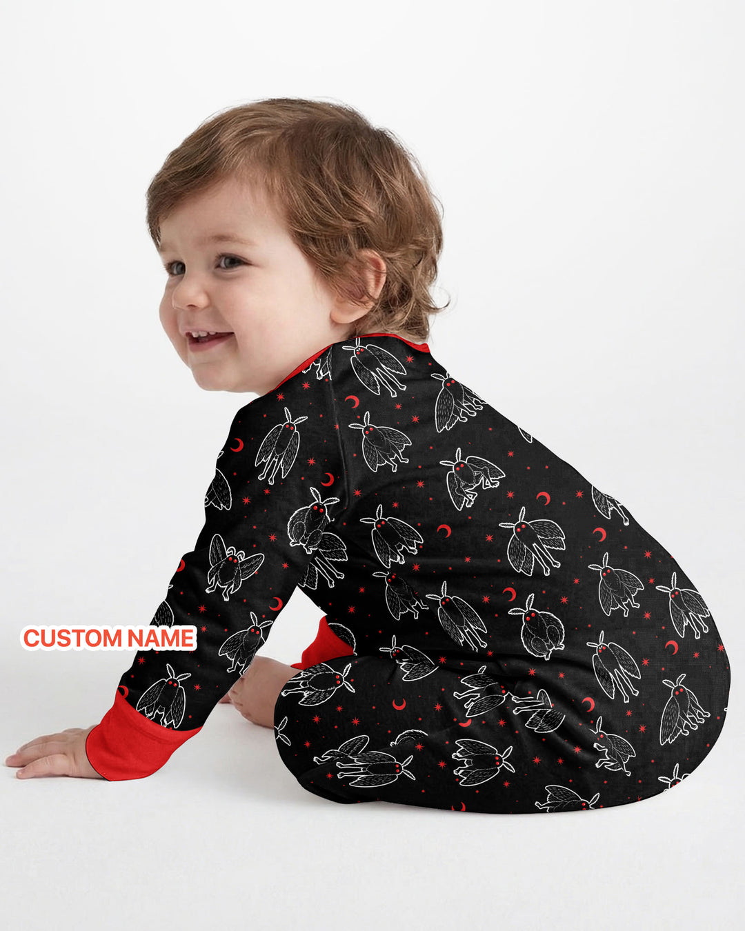 Spooky Mothman Cryptid - Bamboo Convertible Zippy