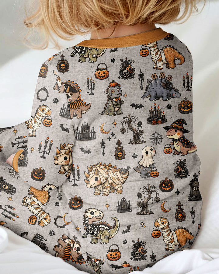 Vintage Halloween Dinosaur Bamboo Convertible Zippy