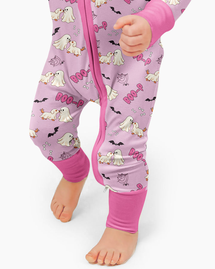 Boo-P Ghost Dog Bamboo Convertible Zippy