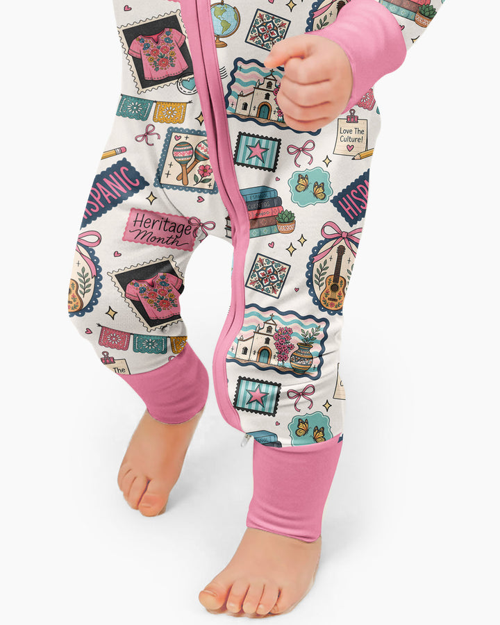 Happy Hispanic Heritage Month Bamboo Convertible Zippy