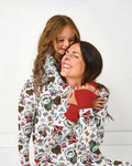 Happy 250th America Cute Patriotic Eagles Family Matching Bamboo Women Pajama Set