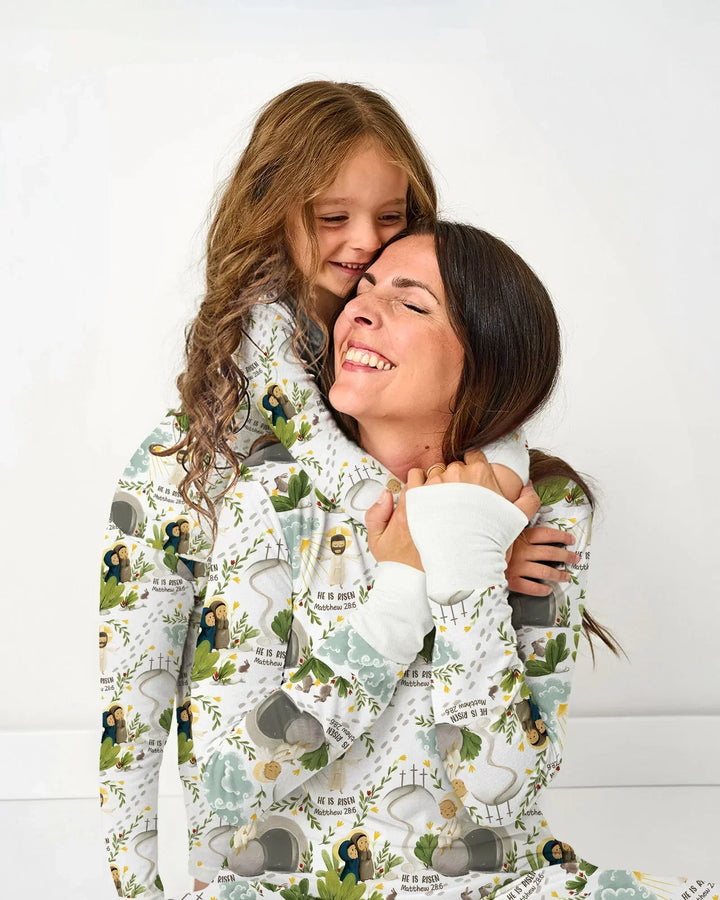 He Is Risen Bamboo Women Pajama Set