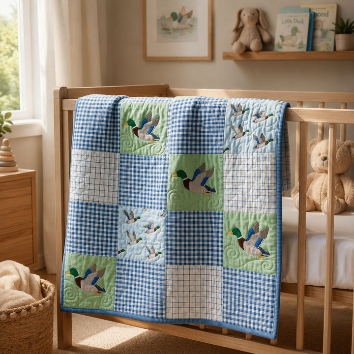 Nature Pond Bamboo Quilt Blanket