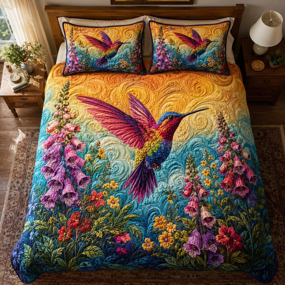Nature Inspired Elegance Bamboo Quilt Bedding Set