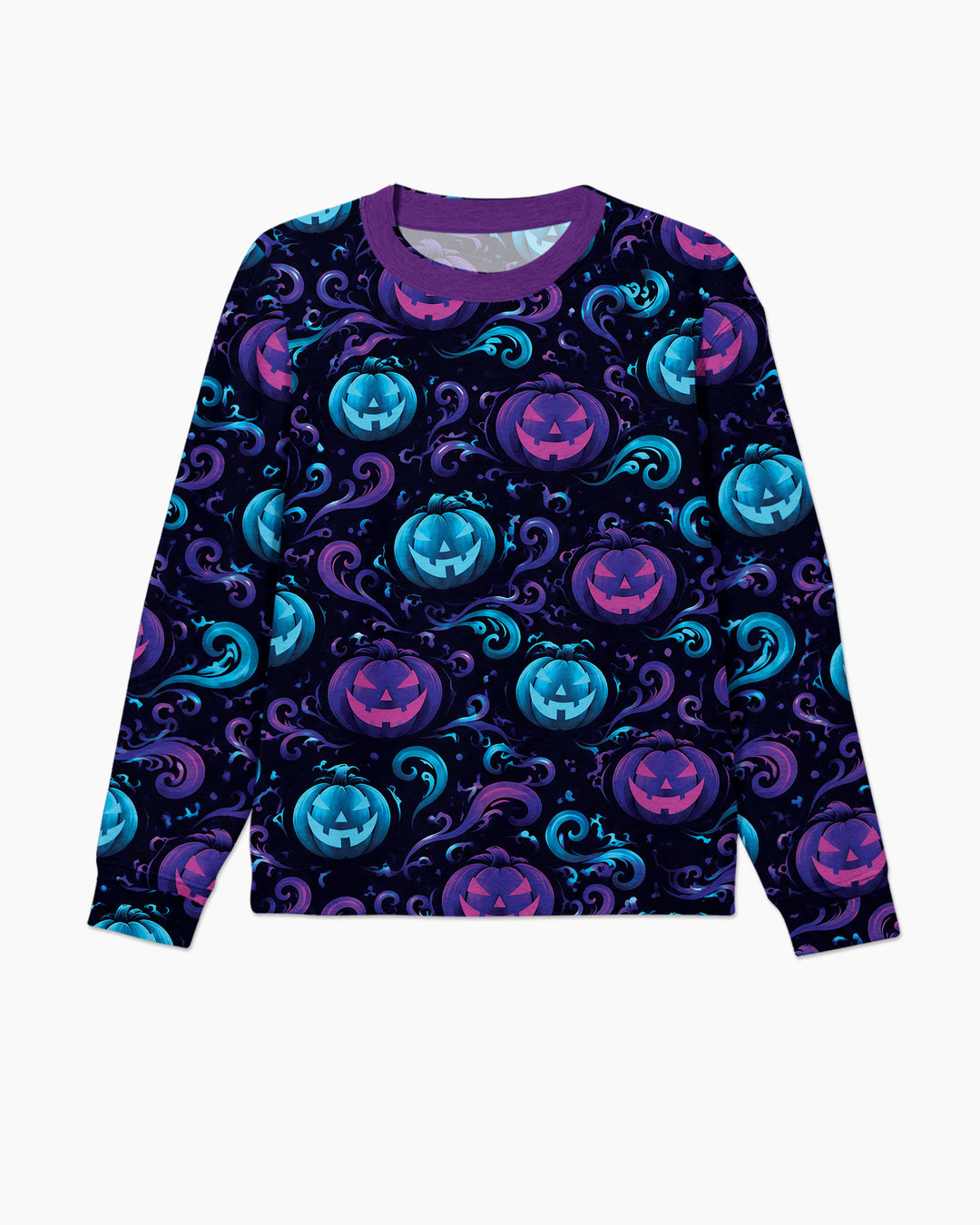 Neon Pumpkin Glow Bamboo Men's Pajama Set