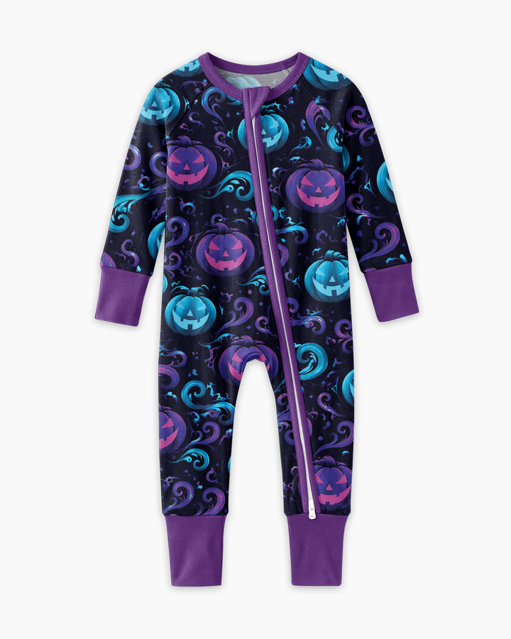 Neon Pumpkin Glow Bamboo Convertible Zippy